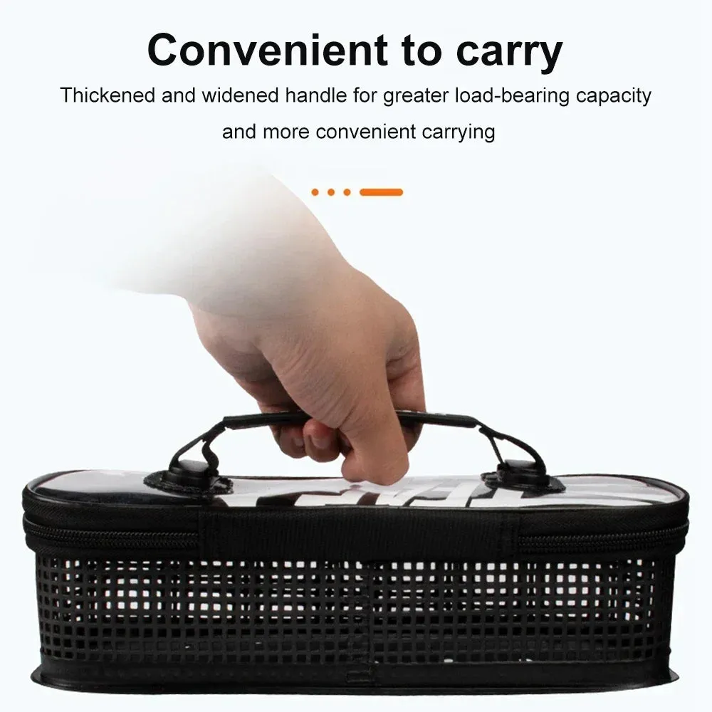 Compact PVC Jig Carry Bag – Durable Fishing Tackle Storage Case