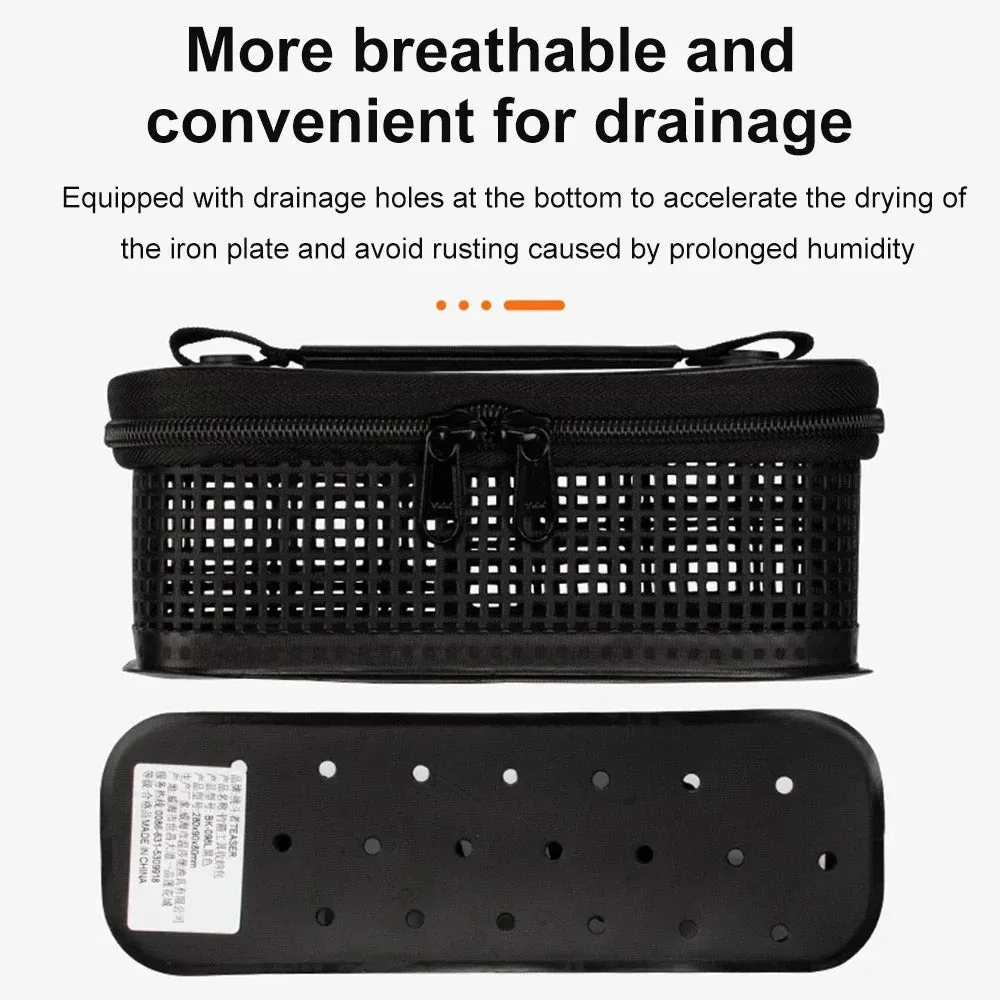 Compact PVC Jig Carry Bag – Durable Fishing Tackle Storage Case