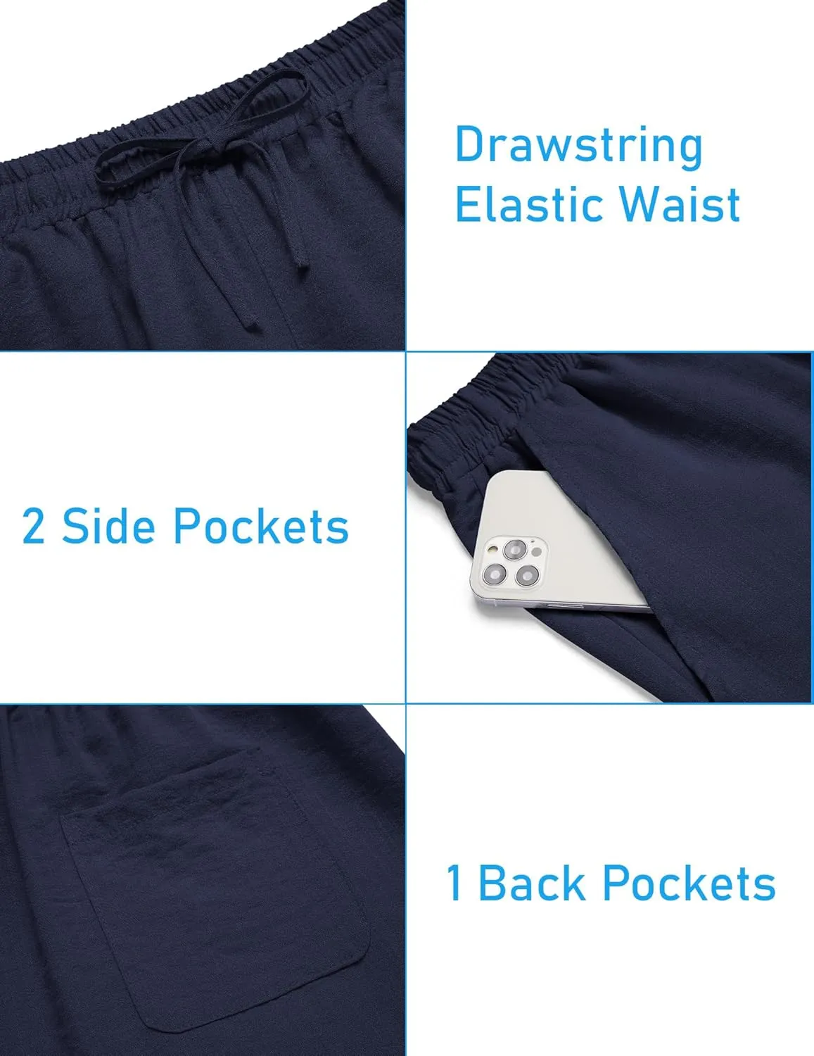 COOFANDY Men's 2 Pieces Linen Set Henley Shirt Short Sleeve and Shorts Summer Beach Yoga Matching Outfits