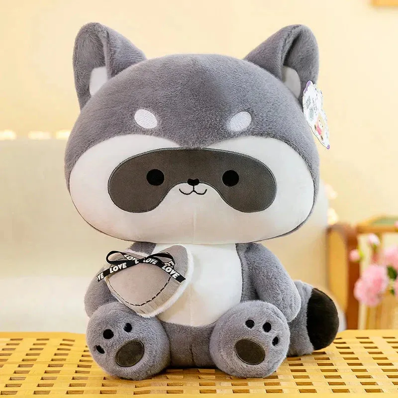 Coonie and Goonie the Raccoon Plushie Buddies