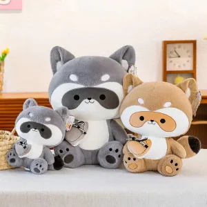 Coonie and Goonie the Raccoon Plushie Buddies