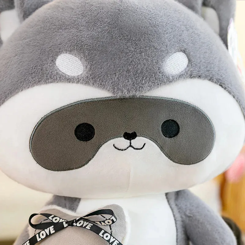 Coonie and Goonie the Raccoon Plushie Buddies