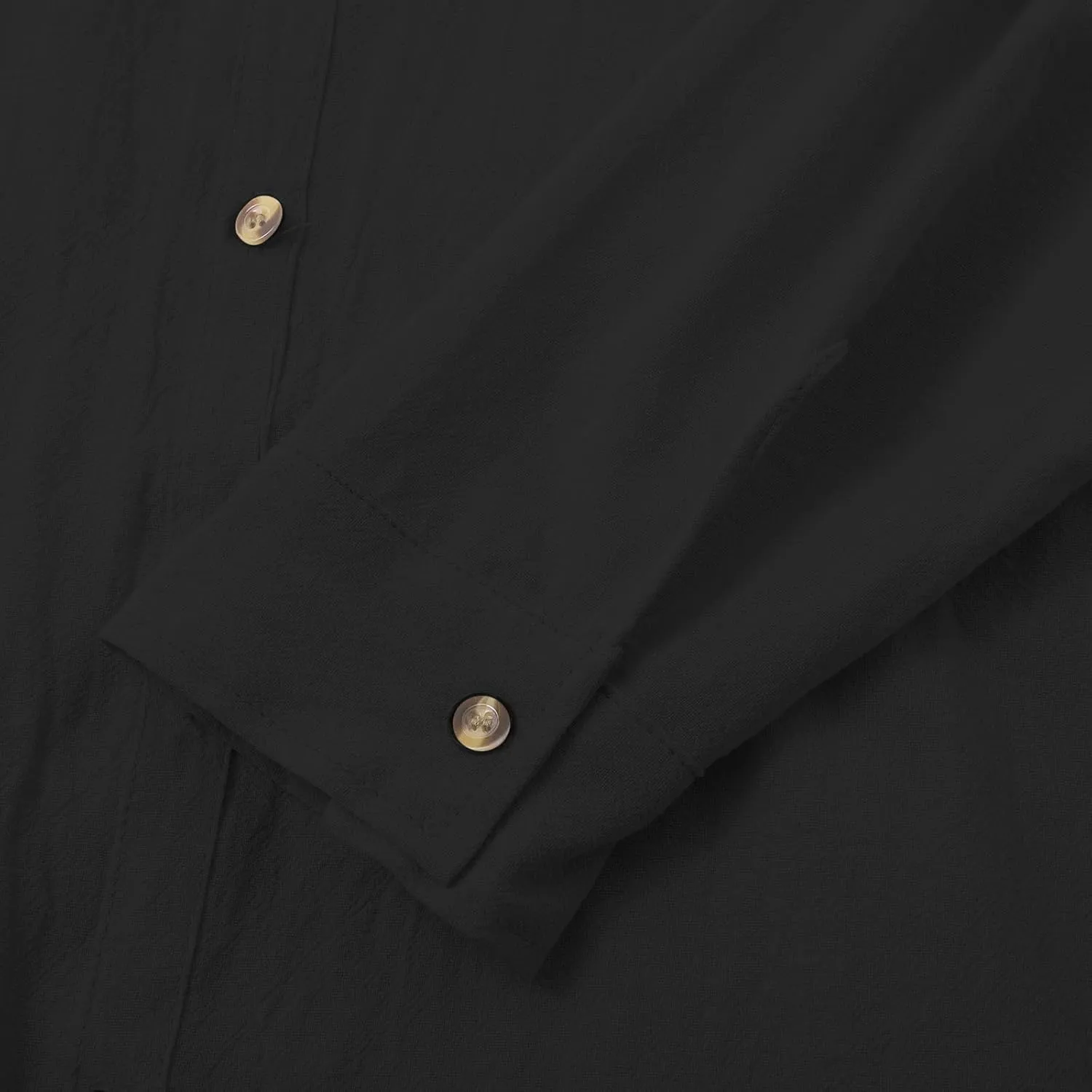 Cotton Linen Shirts for Men Drawstring Button Long Sleeve Tops with Hood Casual Breathable Summer Beach Hoodie