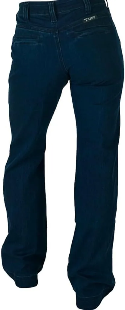 Cowgirl Tuff Western Jeans Womens Classic Wide Leg Dark Wash JCWIDE