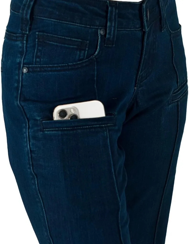 Cowgirl Tuff Western Jeans Womens Classic Wide Leg Dark Wash JCWIDE