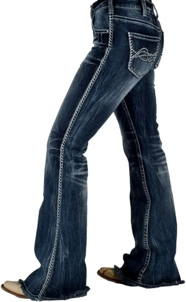 Cowgirl Tuff Western Jeans Womens Firewater Medium Wash JFIREW