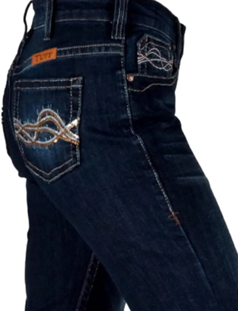 Cowgirl Tuff Western Jeans Womens Laredo Bootcut Dark Wash JLARDO