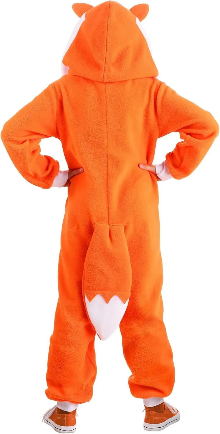 Cozy Fox Costume for Kids | Hooded Fox Onesie Jumpsuit, Animal Pajamas for Boys & Girls, Cute Animals Outfit