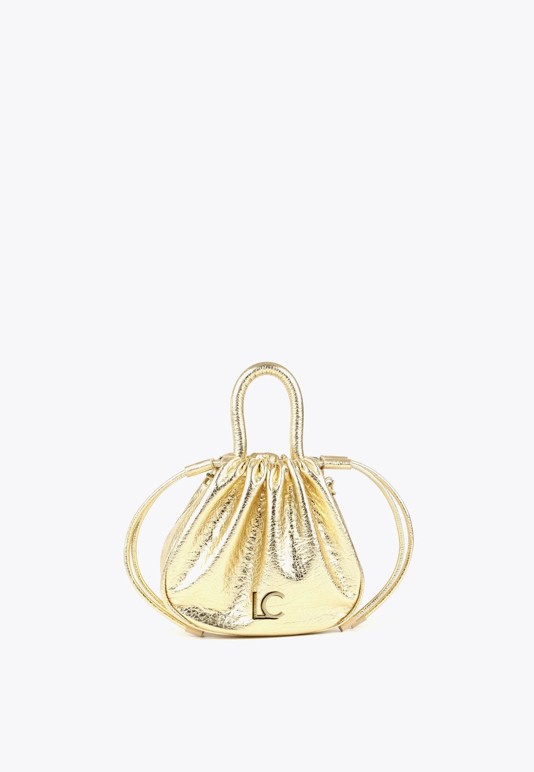Crossbody bag with raised logo