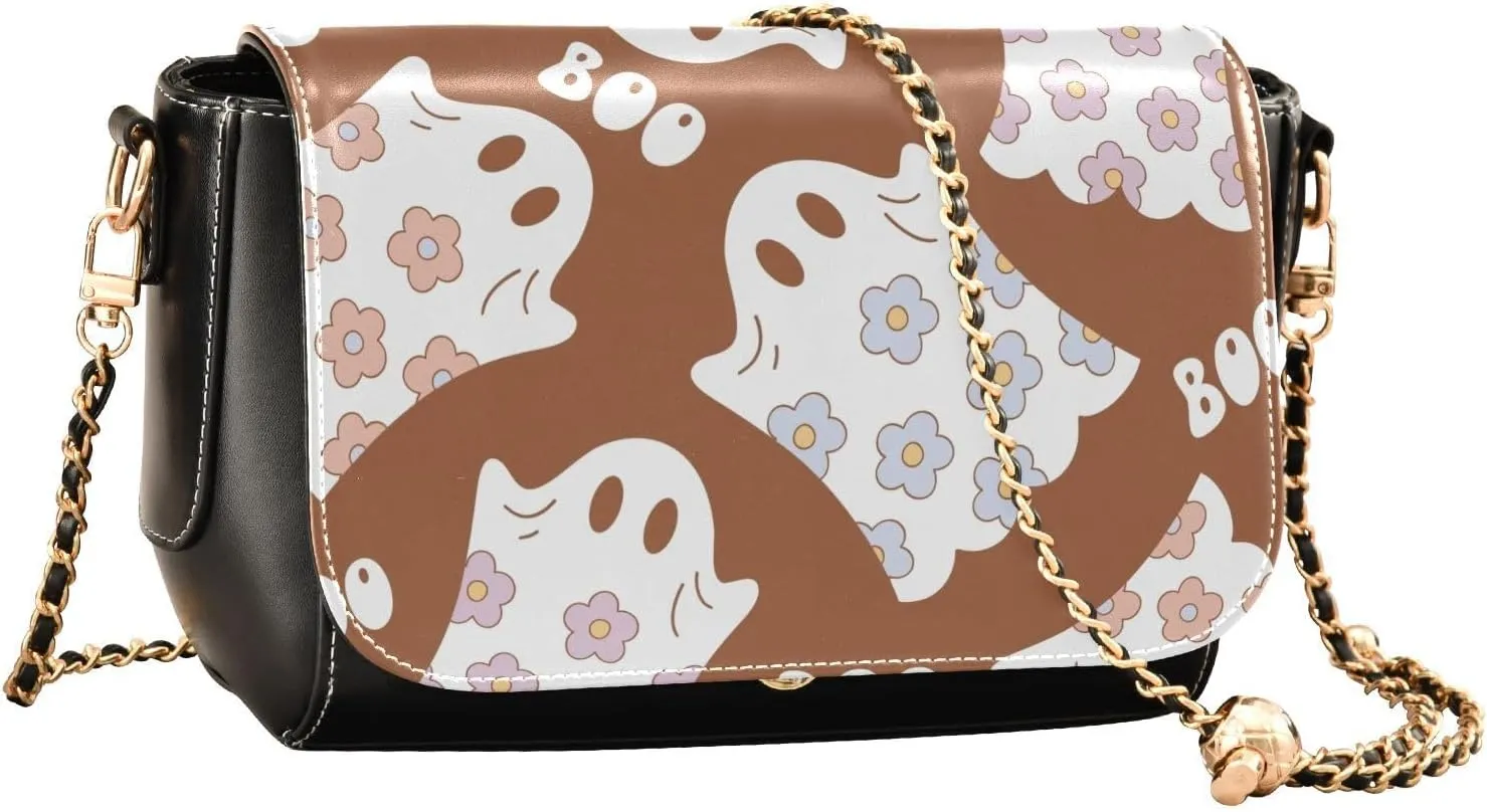 Crossbody Bags for Women Trendy Women's Black Shoulder Bag Small PU Leather Flap Cross Body Bag Handbags