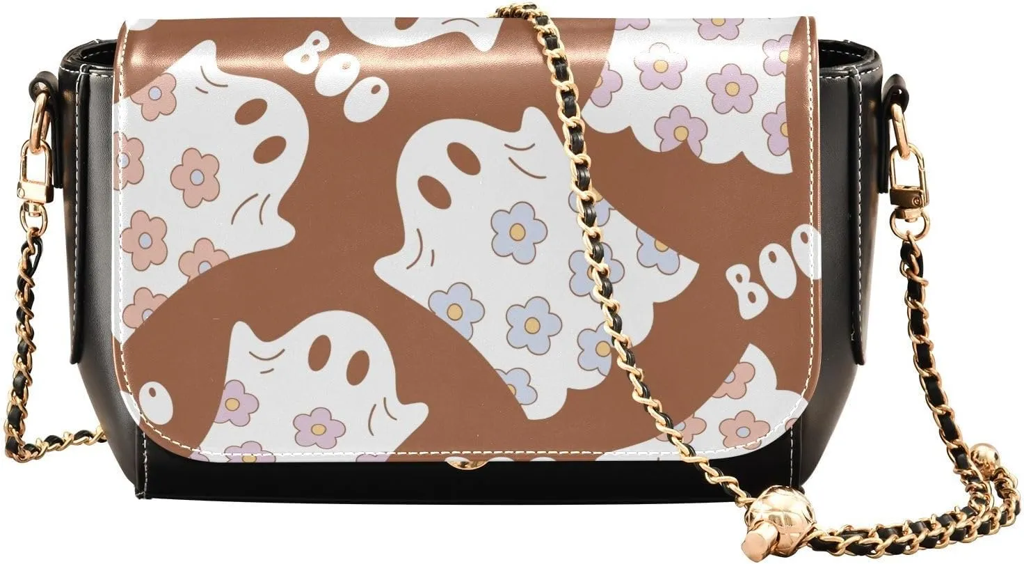 Crossbody Bags for Women Trendy Women's Black Shoulder Bag Small PU Leather Flap Cross Body Bag Handbags