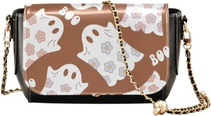 Crossbody Bags for Women Trendy Women's Black Shoulder Bag Small PU Leather Flap Cross Body Bag Handbags