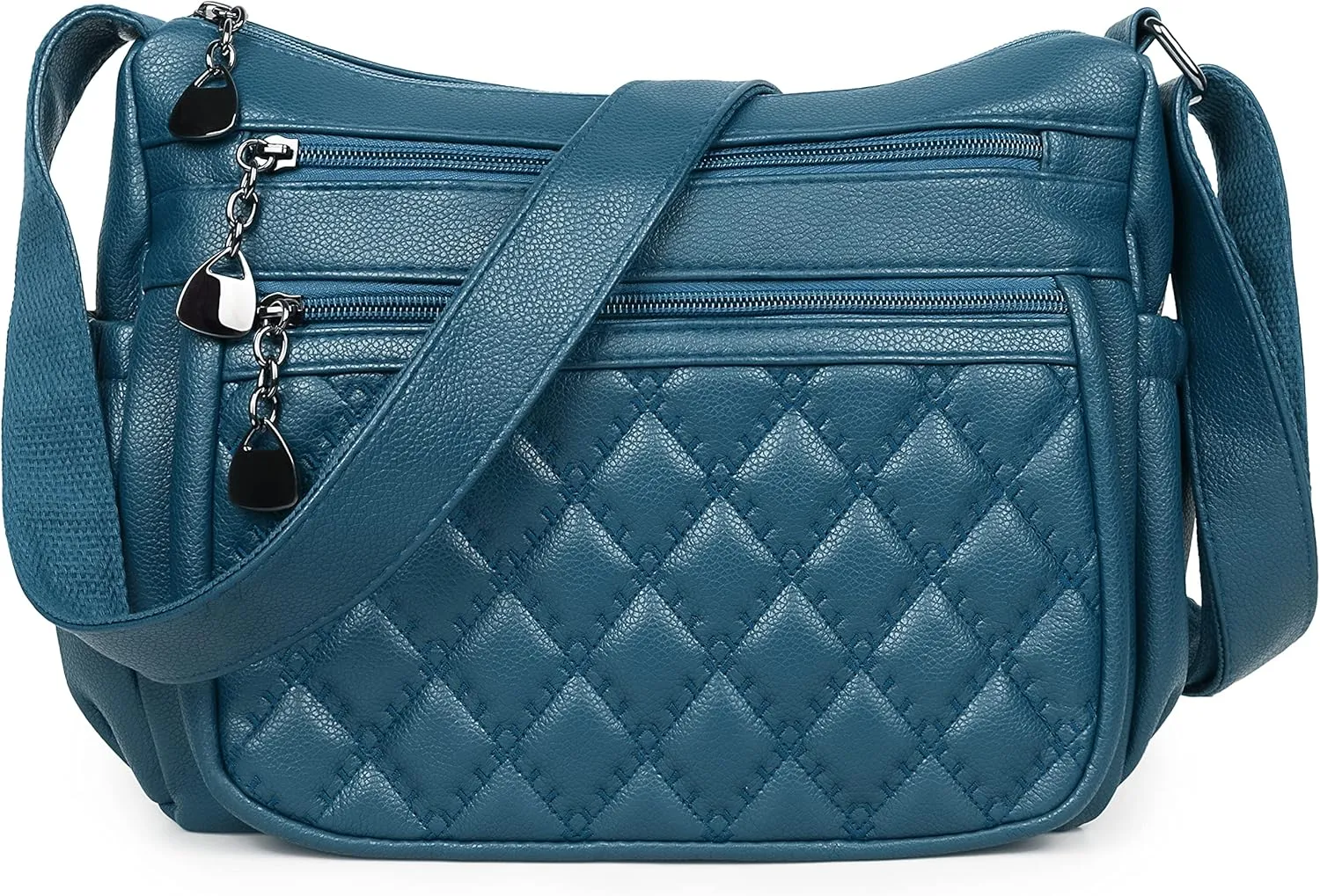 Crossbody Purse for Women Ladies Soft PU Leather Shoulder Bag Medium Roomy Handbag Fashion Tote Top Handle Satchel