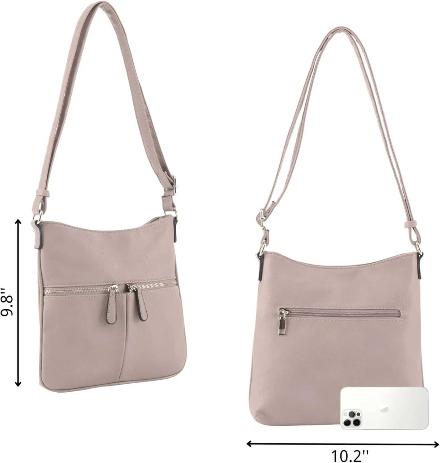 Crossbody Travel Bag, Adjustable Strap, Multiple Pockets