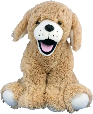 Cuddly Soft 16 inch Stuffed Golden Retriever Puppy - We Stuff 'em...You Love 'em!