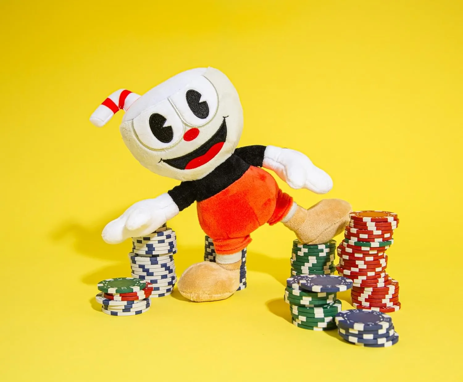Cuphead 8-Inch Collector Plush Toy | Soft Stuffed Animal for Hugging | Officially Licensed Collectible