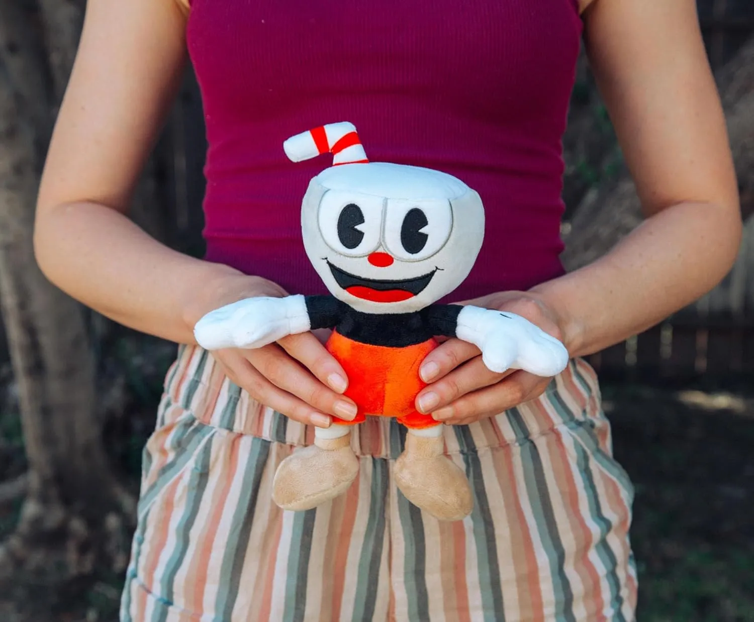 Cuphead 8-Inch Collector Plush Toy | Soft Stuffed Animal for Hugging | Officially Licensed Collectible