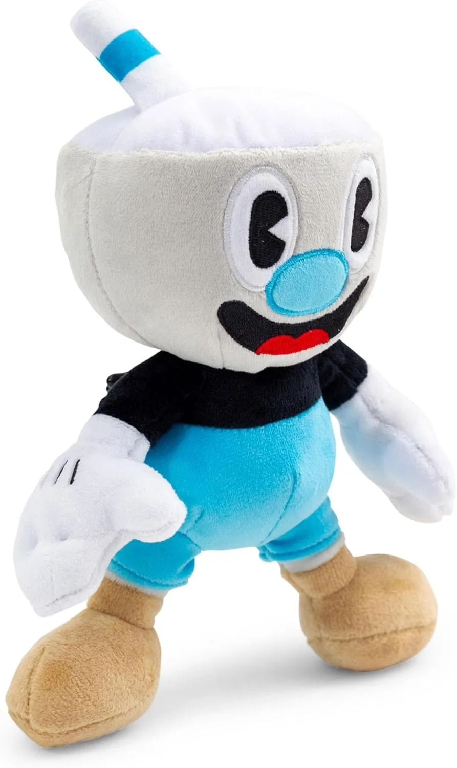 Cuphead Mugman 8-Inch Collector Plush Toy | Soft Stuffed Animal for Hugging | Officially Licensed Collectible