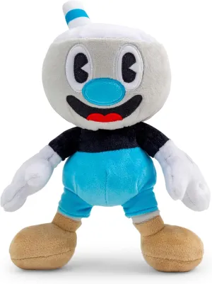 Cuphead Mugman 8-Inch Collector Plush Toy | Soft Stuffed Animal for Hugging | Officially Licensed Collectible