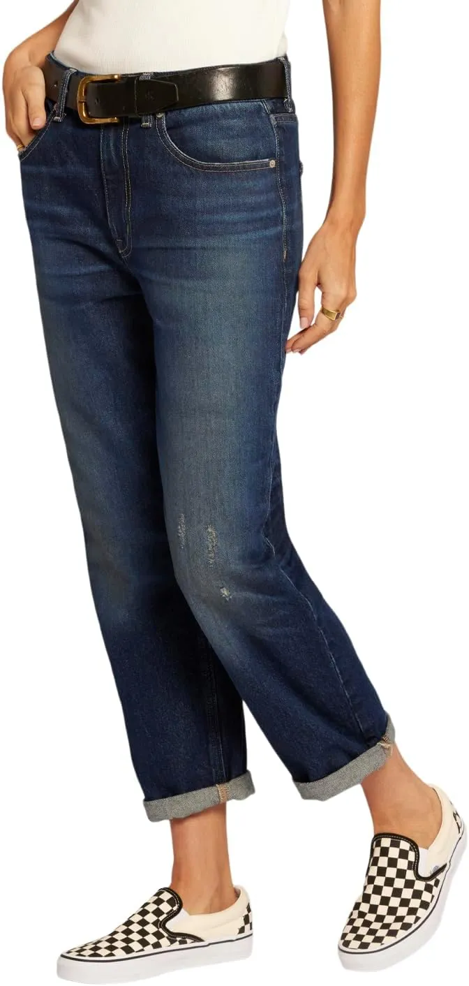 Current/Elliott Women's The Boy Genius Boyfriend Classic Fit Jean