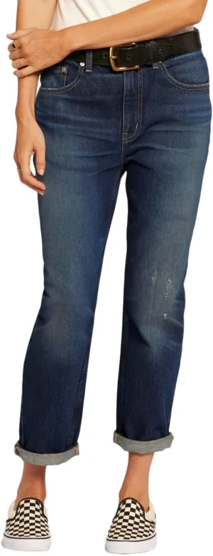Current/Elliott Women's The Boy Genius Boyfriend Classic Fit Jean