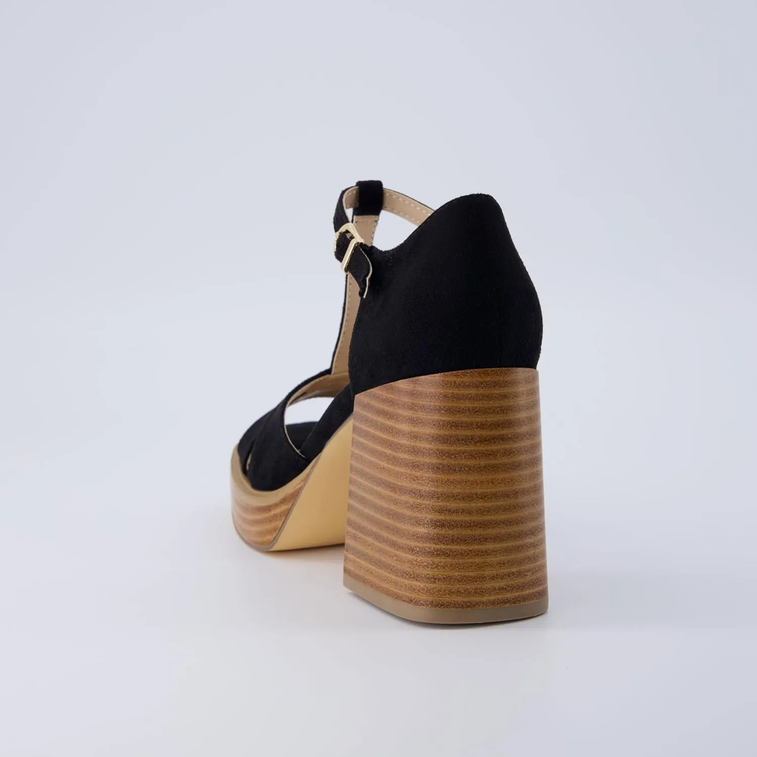 CUSHIONAIRE Women's Delano Mary Jane Platform Heels  Memory Foam, Wide Widths Available