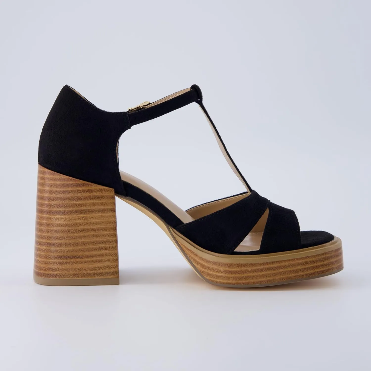 CUSHIONAIRE Women's Delano Mary Jane Platform Heels  Memory Foam, Wide Widths Available