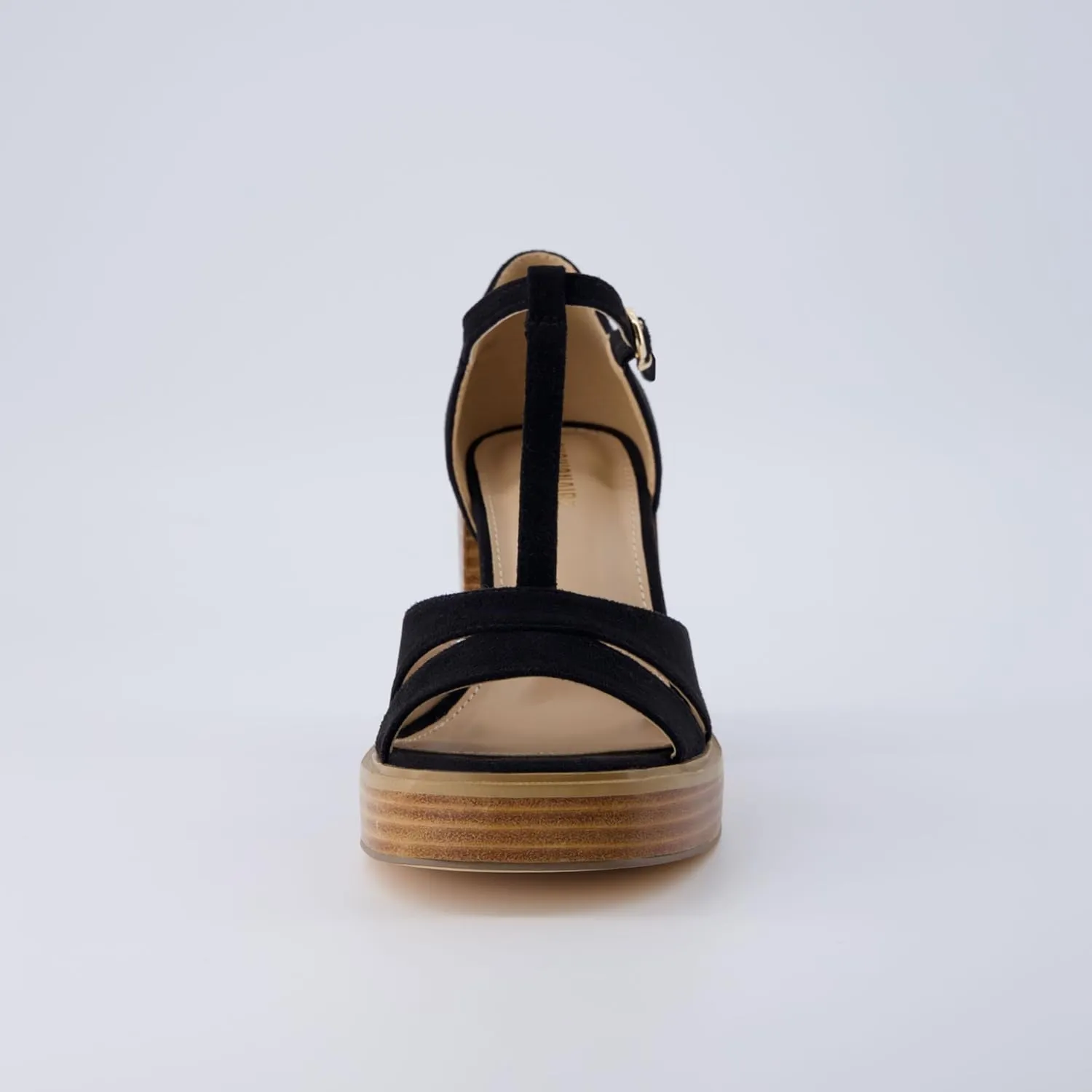 CUSHIONAIRE Women's Delano Mary Jane Platform Heels  Memory Foam, Wide Widths Available