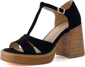 CUSHIONAIRE Women's Delano Mary Jane Platform Heels  Memory Foam, Wide Widths Available