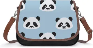 Cute Bear Crossbody Bag Leather Crossbody Bag,flapover Crossbody Bag,crossover Shoulder Bag with Adjustable Strap