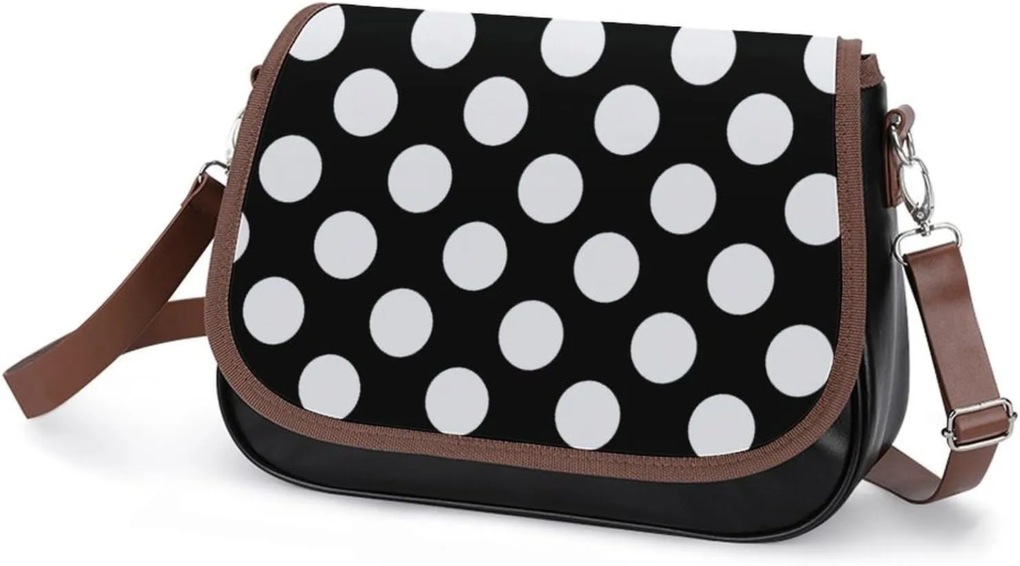 Cute Bear Crossbody Bag Leather Crossbody Bag,flapover Crossbody Bag,crossover Shoulder Bag with Adjustable Strap