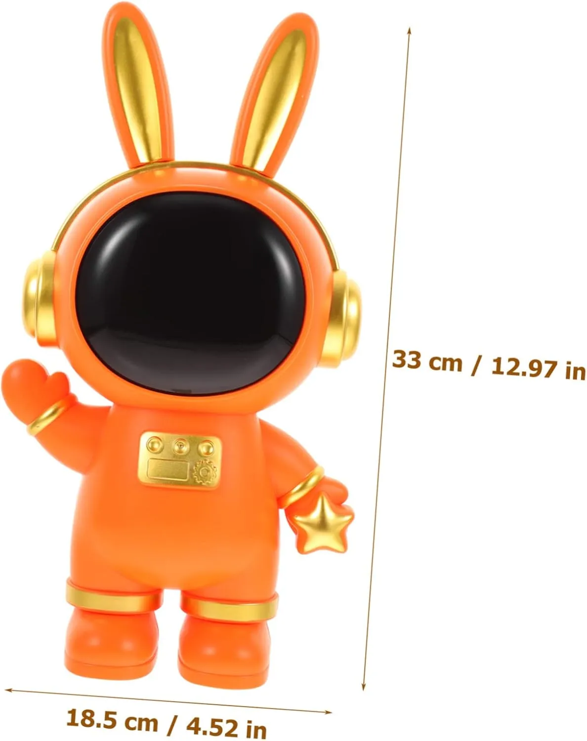 Cute Bunny Money Bank Adorable Jar Space-Themed Boys and Girls Savings Box for Boys Easy to Clean Design Charming Decorative