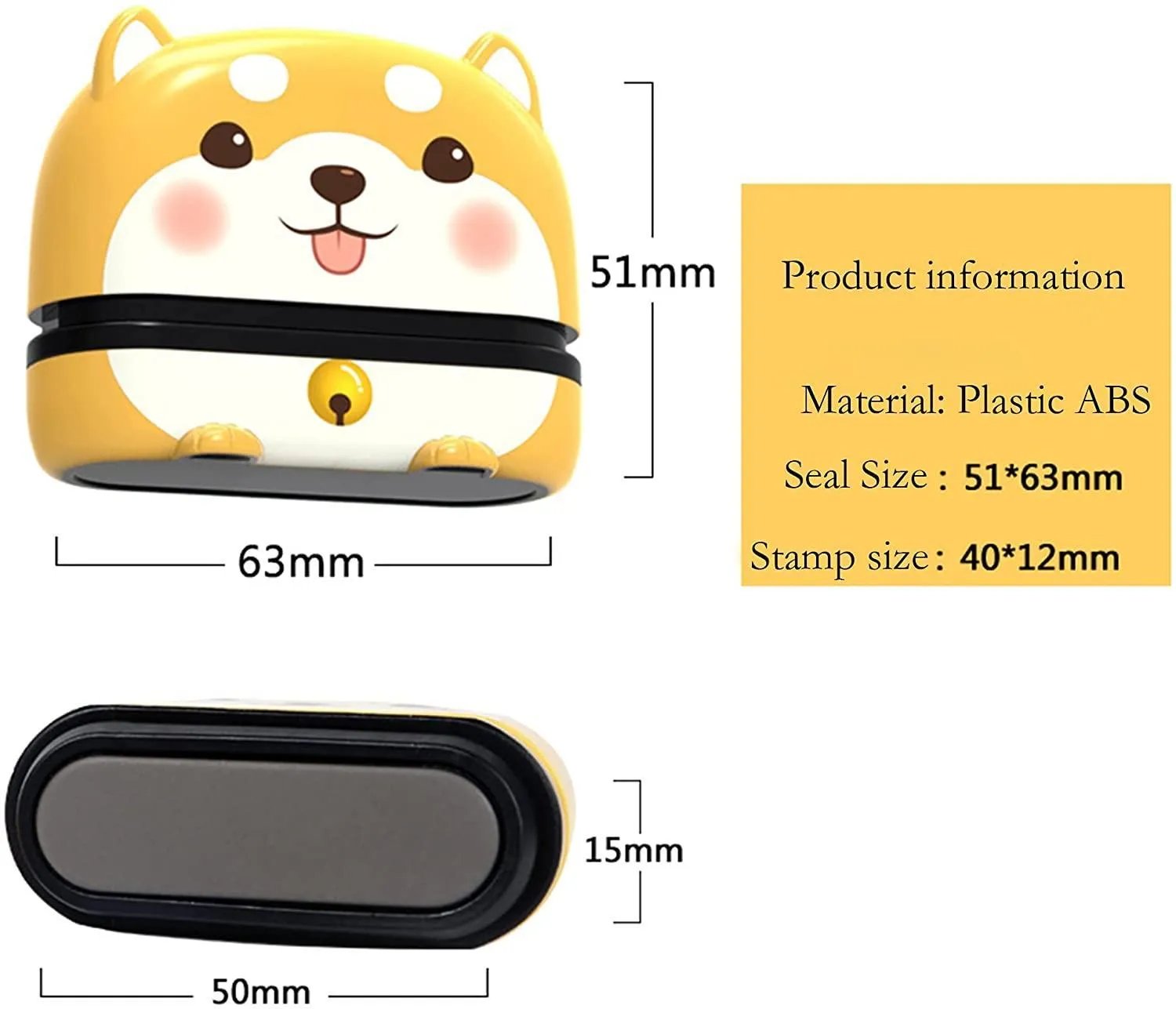 Cute Cartoon Children Seal Student Name Stamp Custom Name Seal