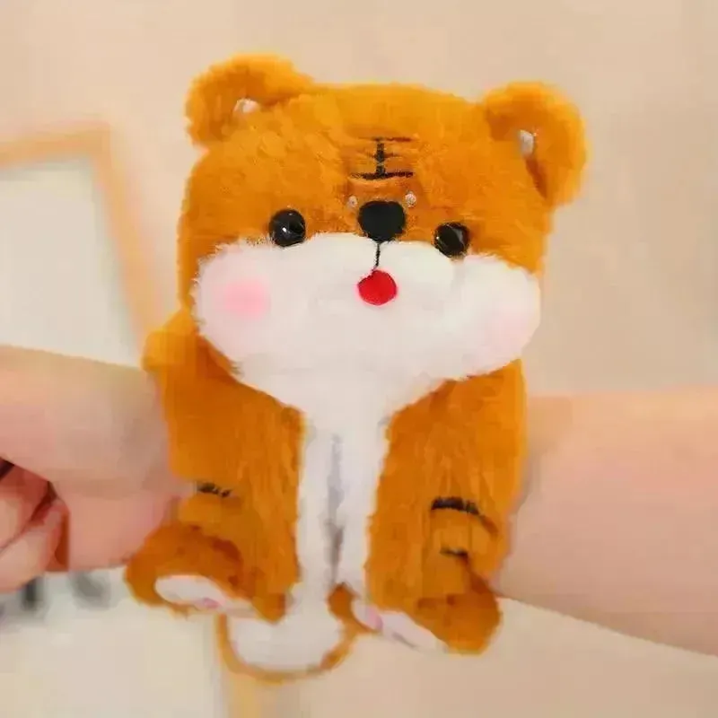 Cute Forest Animal Series Plush Slap-on Bracelet