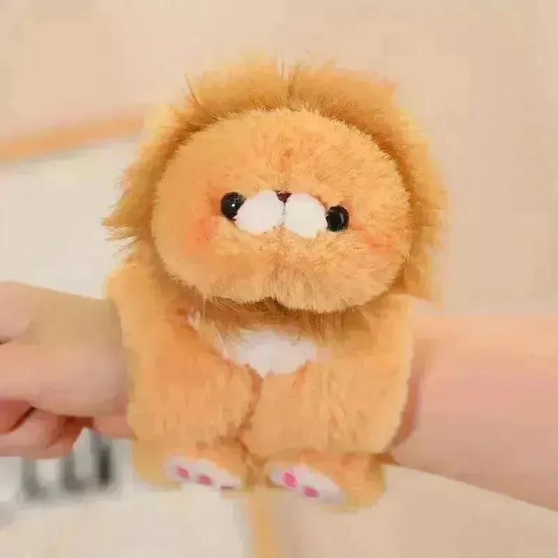 Cute Forest Animal Series Plush Slap-on Bracelet