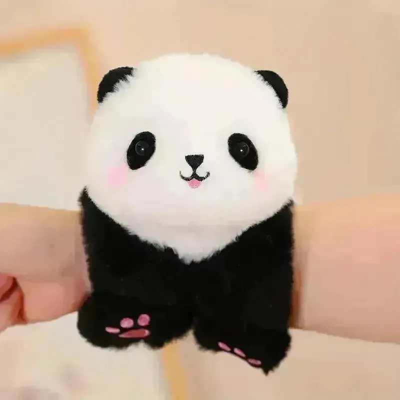 Cute Forest Animal Series Plush Slap-on Bracelet