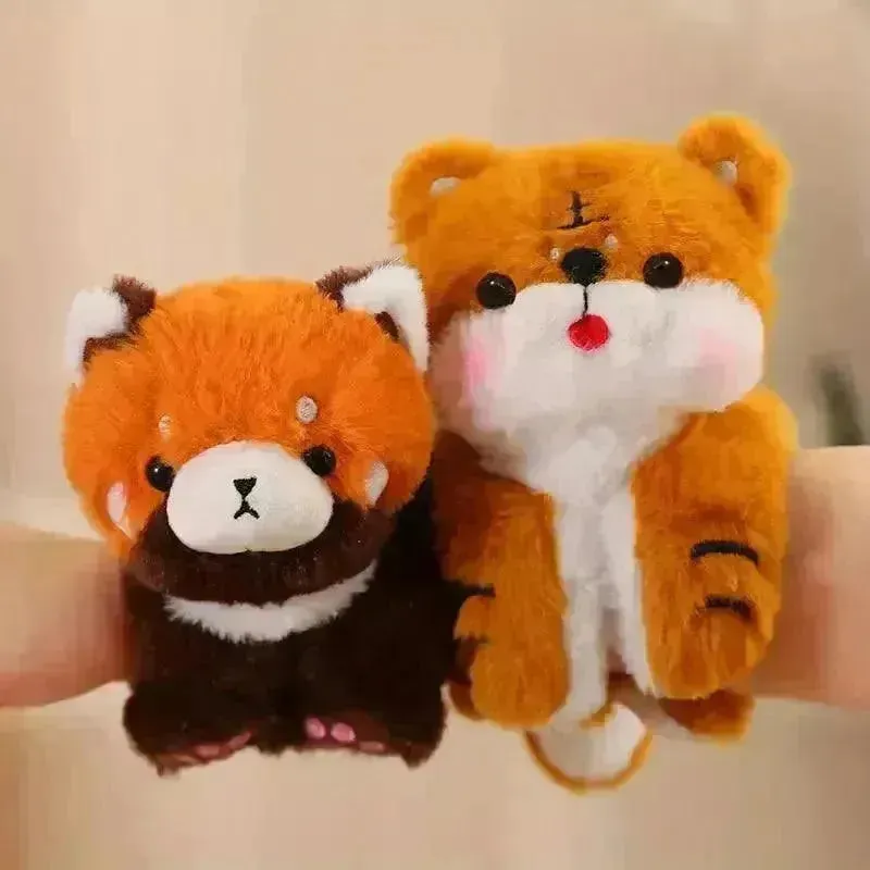 Cute Forest Animal Series Plush Slap-on Bracelet