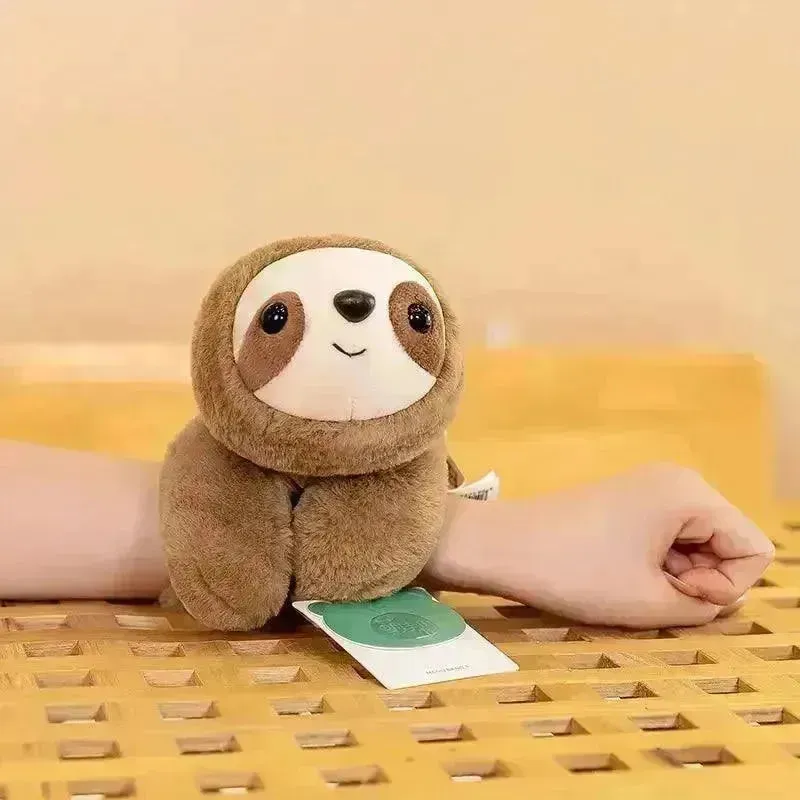 Cute Forest Animal Series Plush Slap-on Bracelet