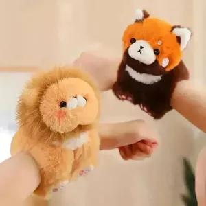 Cute Forest Animal Series Plush Slap-on Bracelet