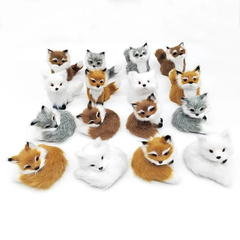 Cute Fox Miniature Ornament