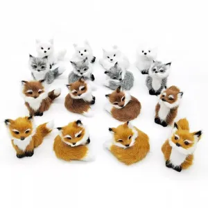 Cute Fox Miniature Ornament