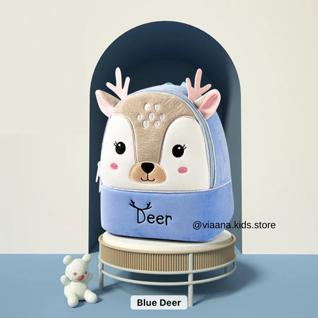 Cute Mini Plush Backpacks for Toddlers/Kindergartens