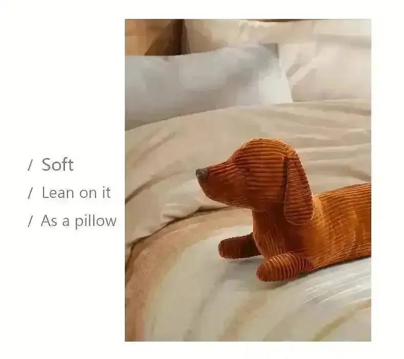 Dachshund Long Throw Pillow (120 cm)