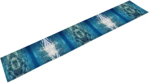 Decorative Linen Table Runner Farmhouse Tables Runners Blue Ocean Sea Dining Table Runner Vintage Tables Runners Home Decor Table Scarf for Holiday Parties Wedding Events Decor