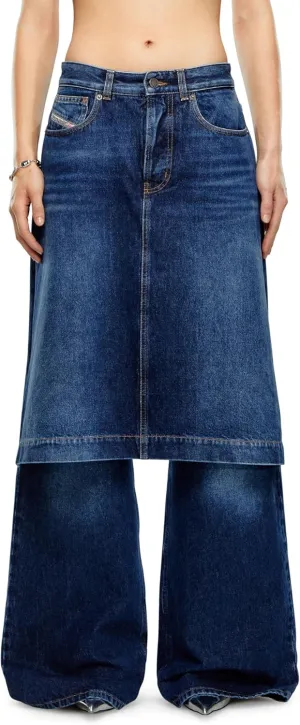 Diesel D-SYREN Relaxed Jeans