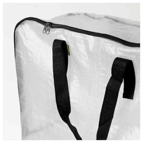 DIMPA storage bag 65x22x65 cm transparent, 90187753