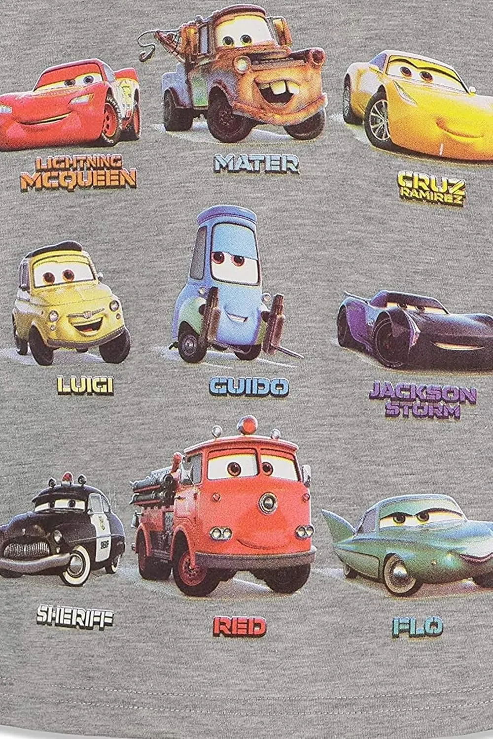 Disney Pixar Cars Tow Mater Lightning McQueen 3 Pack T-Shirts Infant to Big Kid