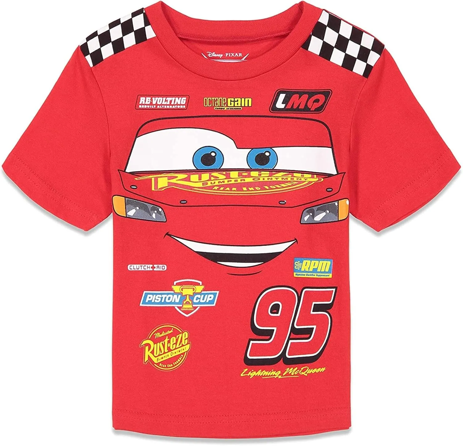 Disney Pixar Cars Tow Mater Lightning McQueen 3 Pack T-Shirts Infant to Big Kid