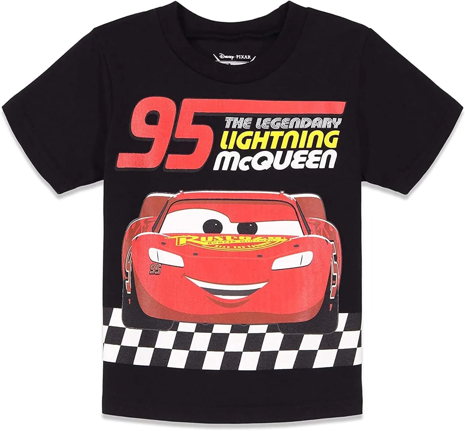 Disney Pixar Cars Tow Mater Lightning McQueen 3 Pack T-Shirts Infant to Big Kid