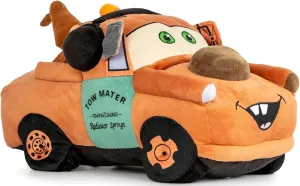 Disney Pixar Cars Tow Mater Plush Pillow Buddy - Super Soft Character Pillow - Polyester Microfiber, 14 Inches